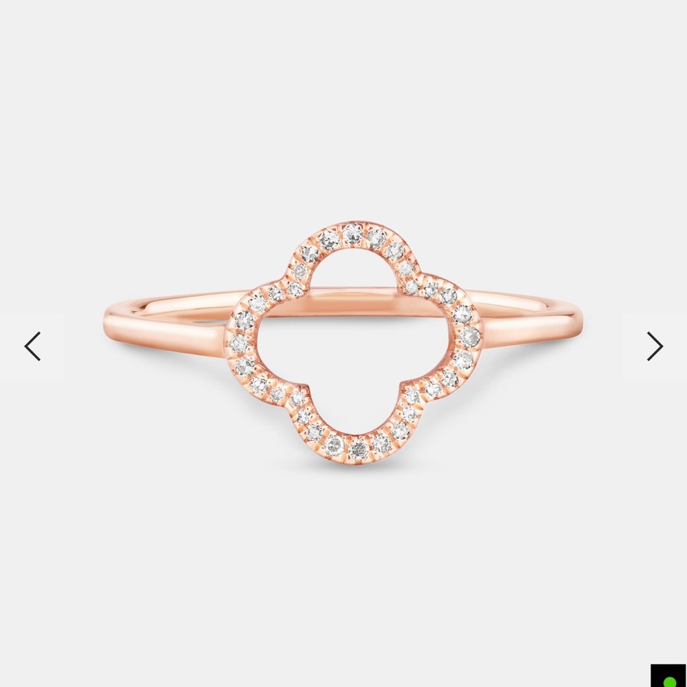 Michael Hill Designer 10kt Solid Gold Clover Ring